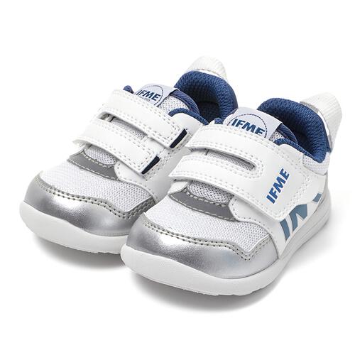 イフミーワンベルトベビーシューズ 205802 ホワイト&times;15.0cm