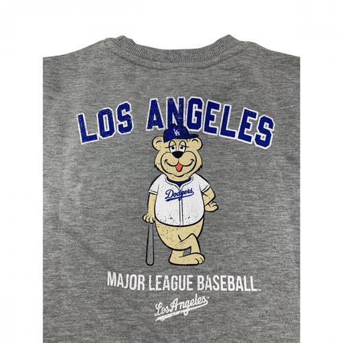 ベビーザらス限定　ＭＬＢ クマ柄トレーナー(グレー×90cm)
