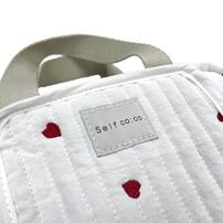 イブルおむつポーチ ハート(オフ白×フリー) ベビーザらス限定