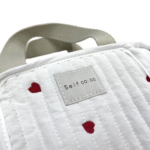 イブルおむつポーチ ハート(オフ白×フリー) ベビーザらス限定