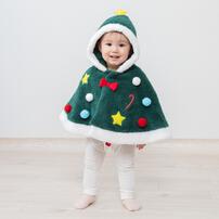クリスマス ツリーマント コスチューム キッズ ベビー サンタクロース コスチューム 子供 衣装 ベロア ベビーザらス限定
