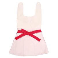 ハカマ風スタイ 女の子 (レッド×フリー) ベビーザらス限定