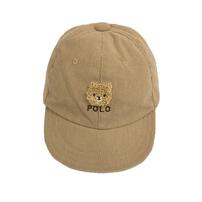 POLOBCS クマカオ刺繍キャップ ベージュ&times;48cm ベビーザらス限定