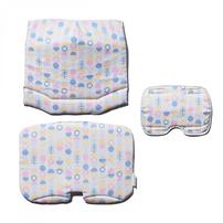 大和屋 yamatoya アッフル ソルベ チェアクッション (ココアイボリー) チェアアクセサリー 7ヵ月頃～