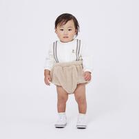 POLO BCS ボアブルマボディスーツ アイボリー×70cmベビーザらス限定