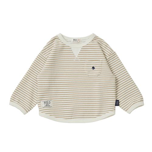 POLO BCS ボーダートレーナー ベージュ&times;80cm ベビーザらス限定