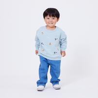 POLO BCS フラッグ刺繍トレーナー エメラルド×90cm ベビーザらス限定