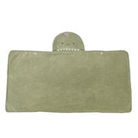 湯上がりタオル 恐竜 グリーン