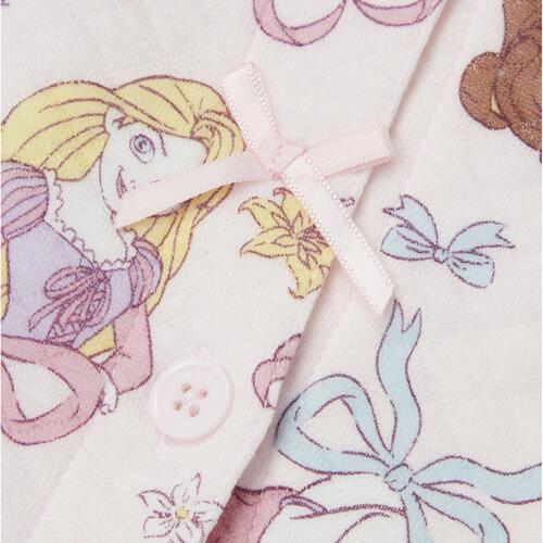 ディズニー 前開き長袖パジャマ フェミニン プリンセス ピンク×100cm ベビーザらス限定