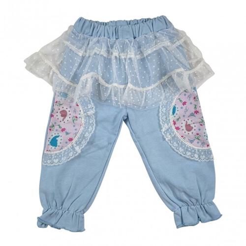 【Sophitica × tsumashi1118さん】Disney アナと雪の女王 裏毛チュールパンツ ブルー×110cm ベビーザらス限定