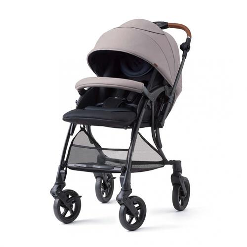 Pigeon ピジョン ランフィ RB5 (ストーングレー) A型ベビーカー 両対面式 オート4輪 小回りシングルタイヤ 1ヶ月～3歳頃対応