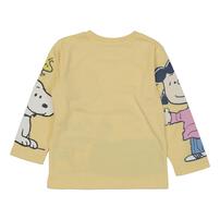 SNOOPY スヌーピー 長袖Tシャツ 天竺 スヌーピー イエロー&times;95cm ベビーザらス限定