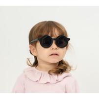 キッズサングラス ラウンド ブラック