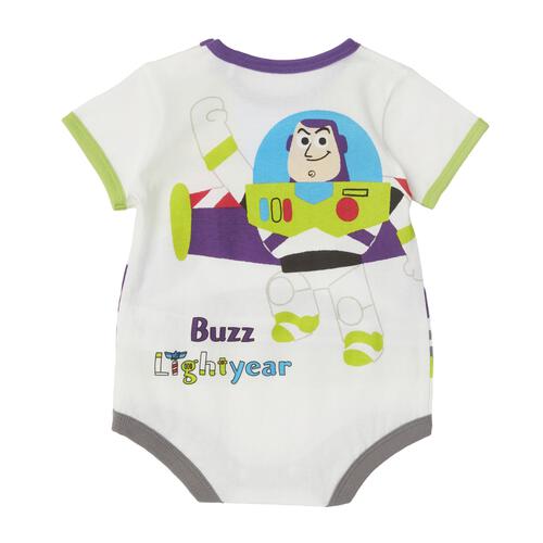 Disney ディズニー トイストーリー 半袖ボディスーツ  バズ グリーン&times;70cm ベビーザらス限定