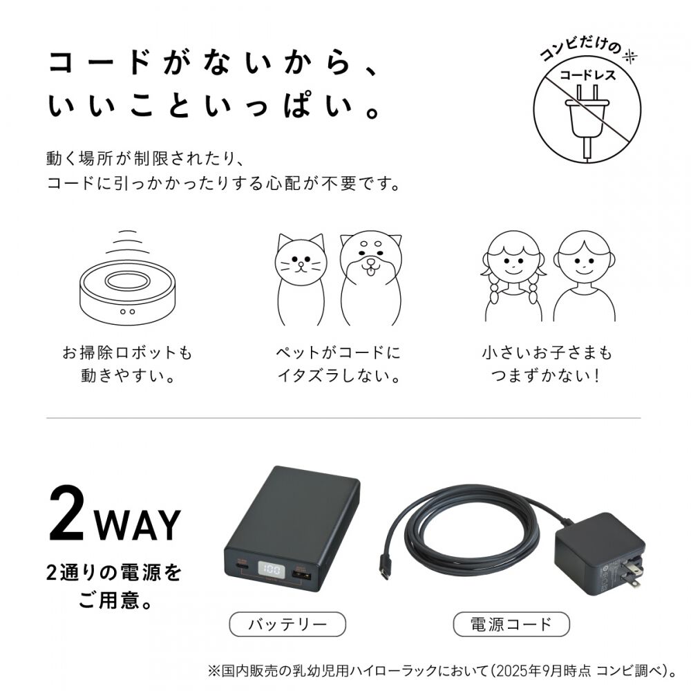 Combi コンビ ホワイトレーベル ネムリラ コードレス premium エッグ