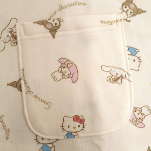 サンリオキャラクターズ 長袖テーラーパジャマ 総柄 シャギー ベビーザらス限定