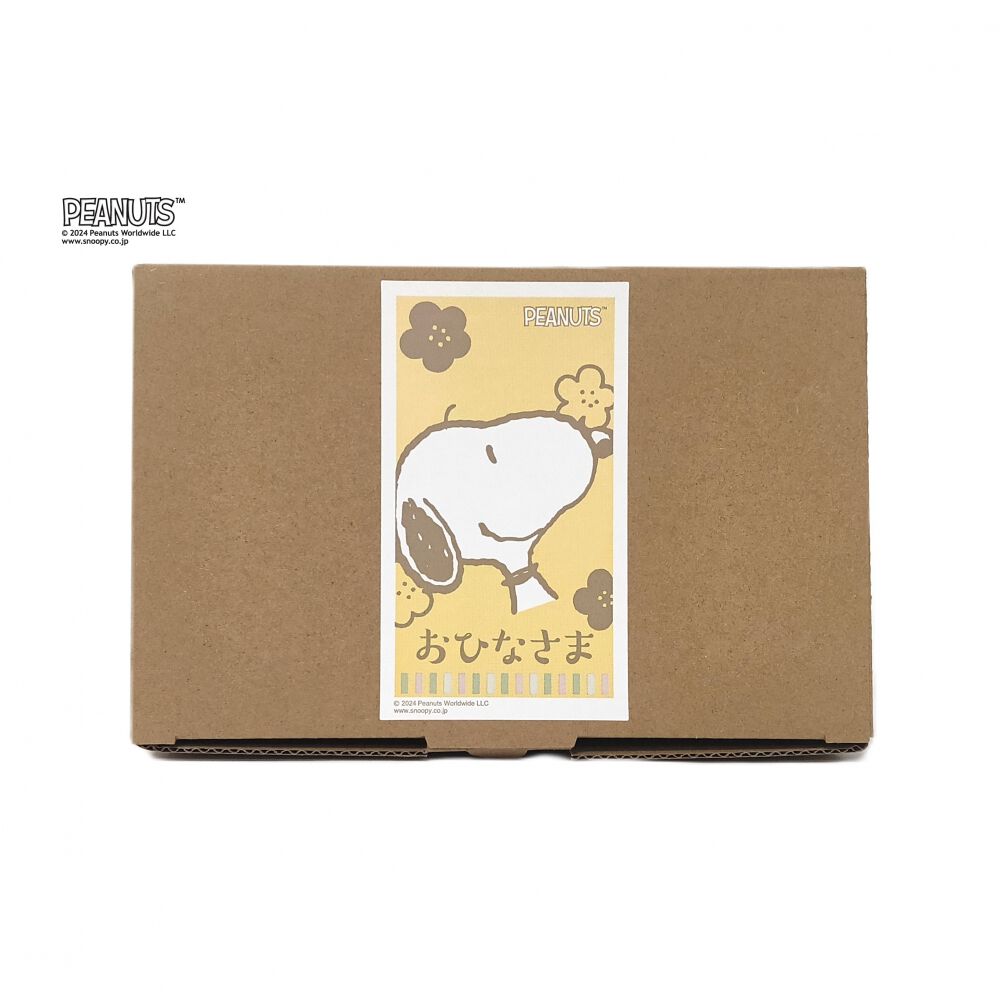 スヌーピー＆ベル 磁器ひな人形（183234）雛人形 間口17cm お雛さま