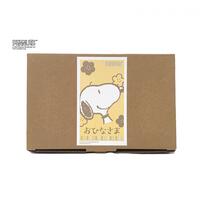 スヌーピー＆ベル 磁器ひな人形（183234）雛人形 間口17cm お雛さま お雛様 親王飾り ミニ  コンパクト かわいい【メーカー直送】