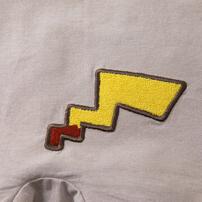 monpoke モンポケ半袖ロンパース サロペット型 ベージュ&times;80cm