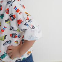 【TOMICA kie_158さんプロデュース】TOMICA トミカ ウィンドブレーカー ホワイト×100cm