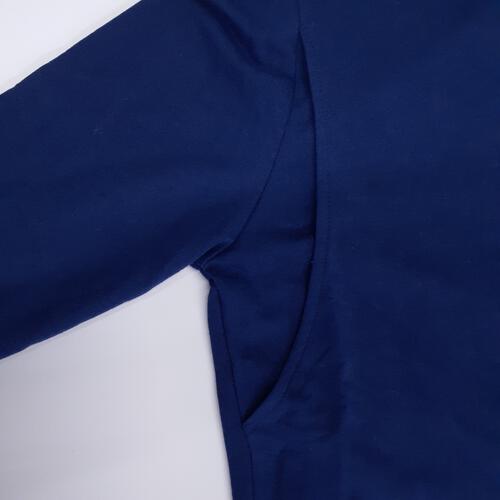 MLB 長袖フード付きワンピース ヤンキース(ネイビー×M-L)