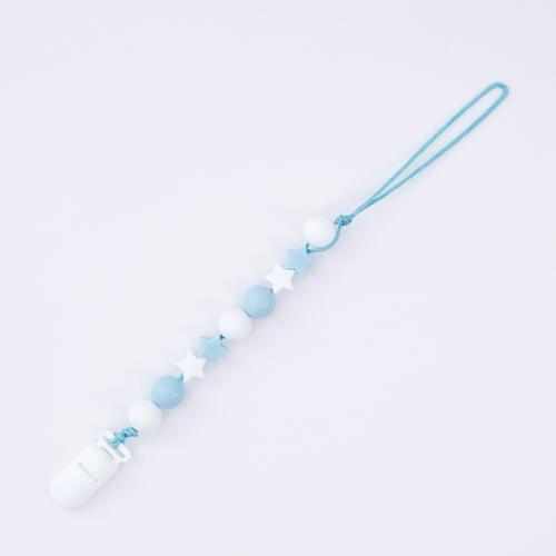 dear BABY ディアベビー スター＆ボール おしゃぶり＆トイホルダー (ベビーブルー) ベビーザらス限定