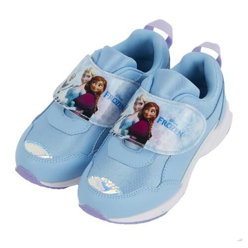 Disney ディズニー ベルトスニーカー アナと雪の女王 ブルー&times;15.0cm