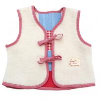 【FirstCloset×mioさん】 リバーシブルベスト スムス×シープボア ベビーザらス限定