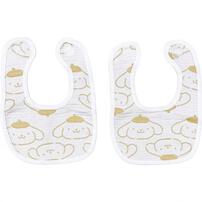 SANRIO サンリオ 多重織ガーゼスタイ２枚組 ポムポムプリン イエロー&times;ﾌﾘｰ ベビーザらス限定