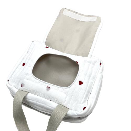 イブルおむつポーチ ハート(オフ白×フリー) ベビーザらス限定