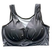 Petit jouet for Maternity プティジュエット マタニティブラトップ ハート(チャコール×M MU)