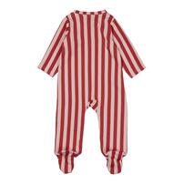 【FirstCloset×mioさん】 長袖ファスナーオール 足付き 裏毛 レッド×80cm ベビーザらス限定