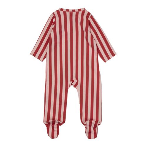 【FirstCloset×mioさん】 長袖ファスナーオール 足付き 裏毛 レッド×80cm ベビーザらス限定