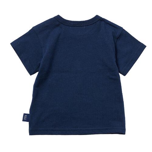 POLO BCS ロゴクマ半袖総柄Ｔシャツ ネイビー&times;80cm ベビーザらス限定 赤ちゃん 出産準備 出産祝い ベビー服 子供服
