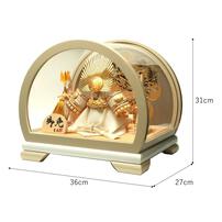 【五月人形】兜ケース飾り「織田信長グレージュ半円アクリル」（538904）トイザらス・ベビーザらス限定【メーカー直送】