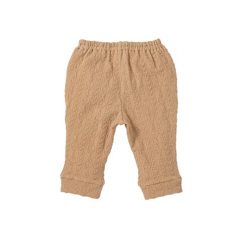 monpoke モンポケ 長袖ロンパース レギンス付き ナチュラル×70cm