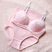 チュールフロントオープンブラ＆ショーツ（ピンク×M） ベビーザらス限定