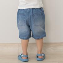 デイリーショートパンツ ブルー&times;90cm