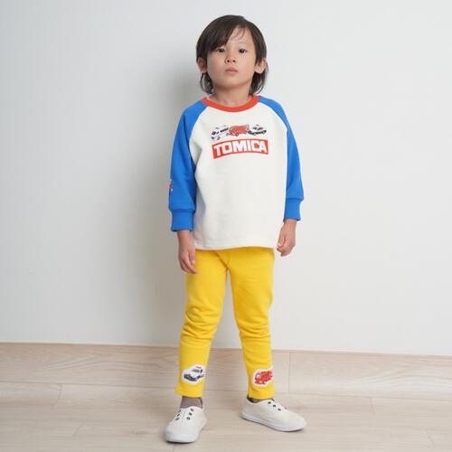 【TOMICA kie_158さんプロデュース】TOMICA トミカ レギンス  イエロー×110cm