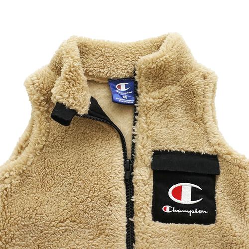 Champion チャンピオン ボアベスト ﾍﾞｰｼﾞｭ×80cmベビーザらス限定