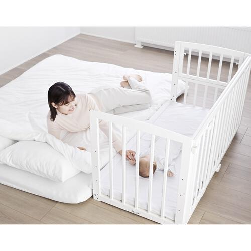 そいねーるAD ラージベビーベッド (ホワイト)
