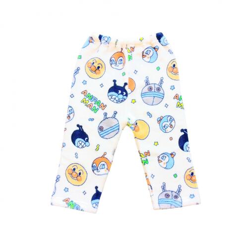 ANPANMAN アンパンマン あったかフリースパジャマ 総柄 サックス×95cm