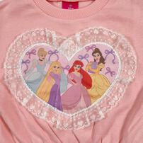 【Sophitica × tsumashi1118さん】Disney プリンセス 裏毛トレーナー ピンク×100cm ベビーザらス限定