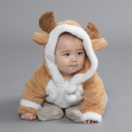 クリスマス トナカイダルマオール コスチューム ベビー サンタクロース コスチューム 子供 衣装  ベージュ×70cm ベビーザらス限定