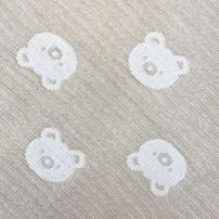 多重ガーゼおくるみ くま(ベージュ×フリー) ベビーザらス限定