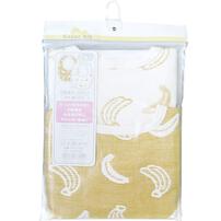 6重織ガーゼスタイ 2枚組 バナナ (バナナ×フリー) ベビーザらス限定