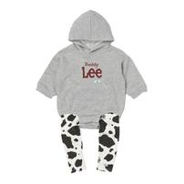 BUDDYLEE 長袖フード付きロンパース×レギンス セット ガーゼ裏毛 グレー×70cm ベビーザらス限定