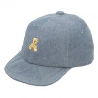 POLOBCS ベア刺繍キャップロー(ブルー×46cm)