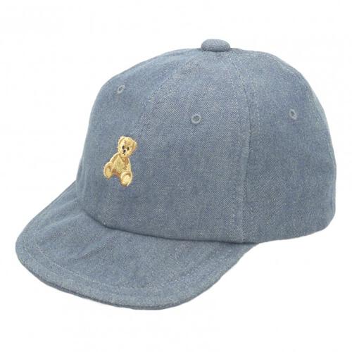 POLOBCS ベア刺繍キャップロー(ブルー×46cm)