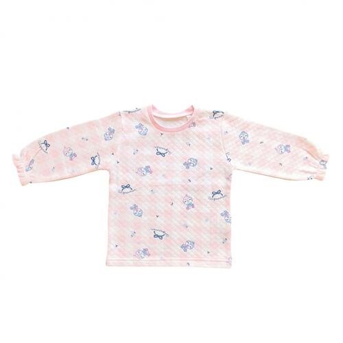 ANPANMAN アンパンマン ニットキルトパジャマ 総柄 ピンク×90cm ベビーザらス限定